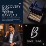 Discovery Box Tester Barreau, caja azul con 6 muestras de fragancias